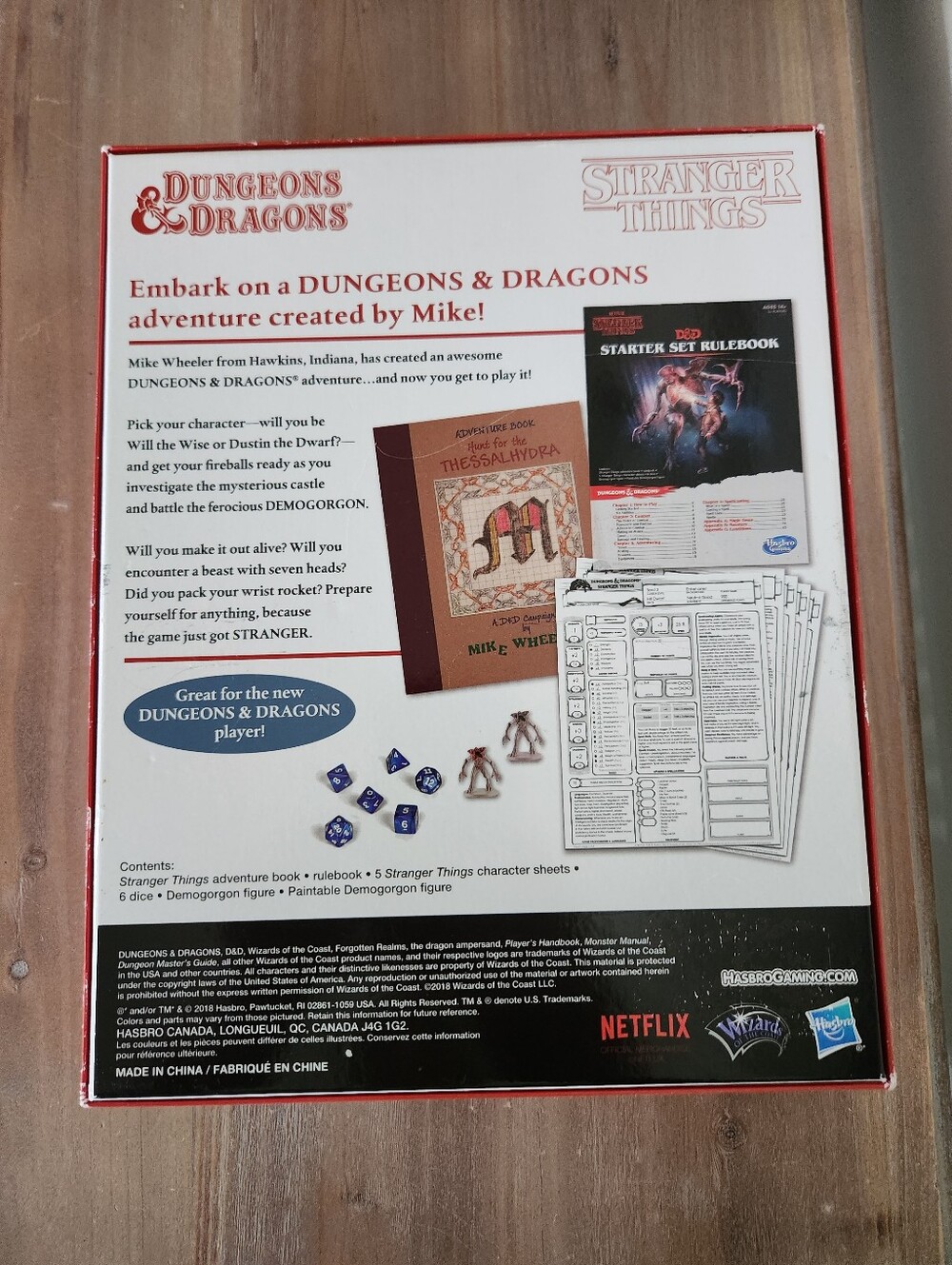 Dungeons & Dragons Stranger Things Starter Set Demogorgon Hasbro E3702 RPG - Picture 2 of 8